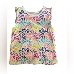 🩷Garanimals Pink and Yellow Playful Leopard Tank Top